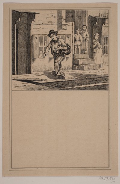 Boğulan. No. 3. ben Chr. Winther ve M. Rørbye, "Küçük Çocuklar için 25 Resim" by Johan Adolph Kittendorff