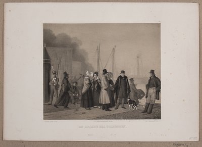 Gümrük gişesinde uğurlama by Johan Adolph Kittendorff