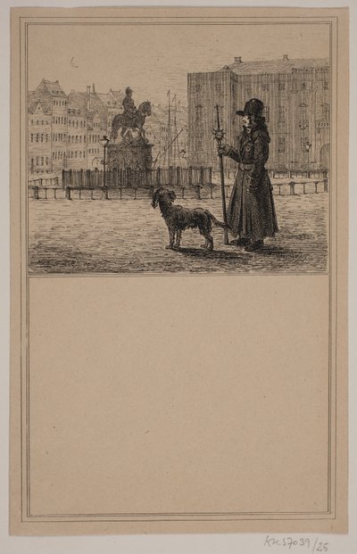 Gardiyan. No. 24 içinde Chr. Winther ve M. Rørbye, "Küçük Çocuklar için 25 Resim" by Johan Adolph Kittendorff