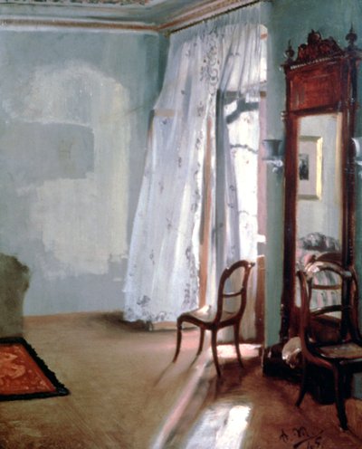 Balkonlu Oda, 1845 by Adolph Menzel