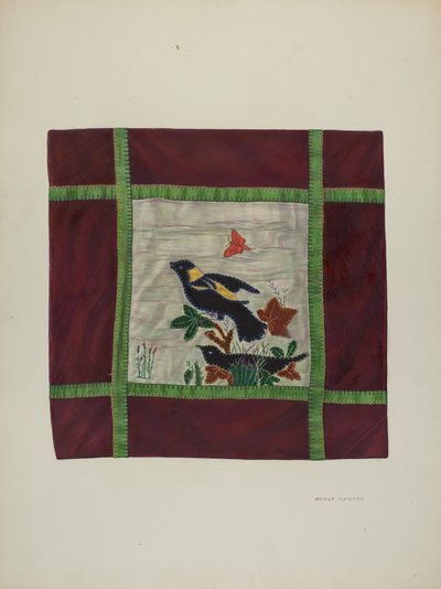 Örtü Detay duvar lambası, 1941. by Adolph Opstad