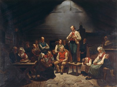 Haugianer by Adolph Tidemand