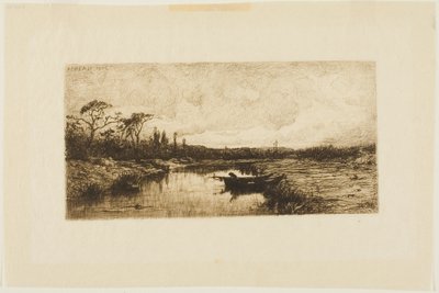 Bir Sonbahar Akşamı: Rossillon Yakınında by Adolphe Appian