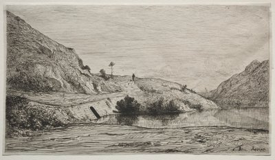 Rhone kıyıları by Adolphe Appian
