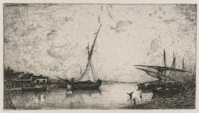 Martigues'deki Kanal by Adolphe Appian