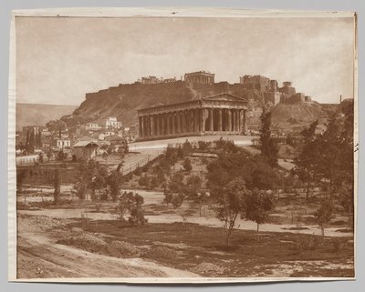 Akropolis manzarası by Adolphe Braun and Co.