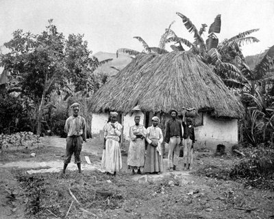 Zenci kulübesi, Jamaika, c1905. by Adolphe Duperly and Son
