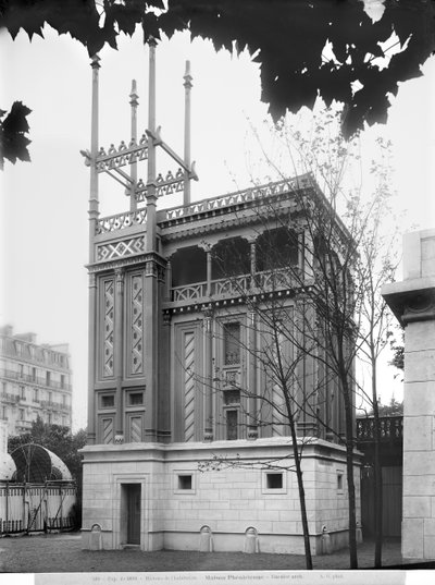 Fenike Evi, Evrensel Sergi, Paris, 1889 by Adolphe Giraudon