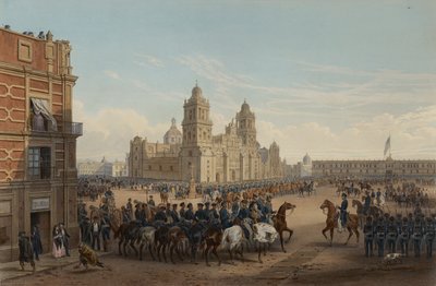 Genl. Scott'ın Meksika'ya Girişi by Adolphe Jean Baptiste Bayot