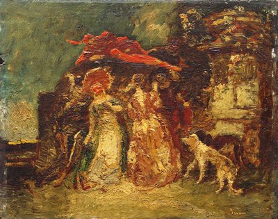 Bilinmeyen resim by Adolphe Joseph Thomas Monticelli