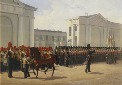 Leib Guard Izmailovo Alayı, 1846 by Adolphe Ladurner