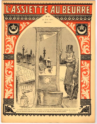 “Tereyağı Tabağı”nın Kapağı, Renklerde Hiciv by Adolphe Leon Willette
