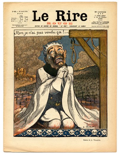 “Kırmızı Kahkaha” Kapağı, Renklerde Hiciv by Adolphe Leon Willette