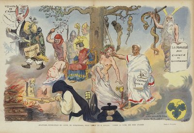 Le Rire için İllüstrasyon by Adolphe Leon Willette