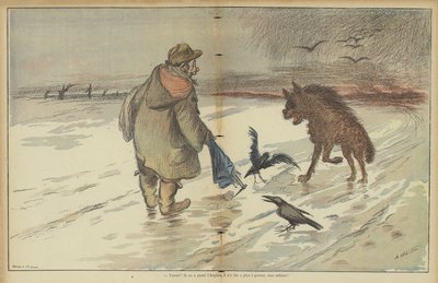 Le Rire için İllüstrasyon by Adolphe Leon Willette