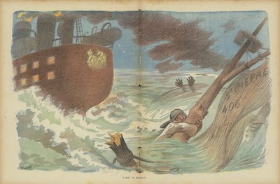 Le Rire için İllüstrasyon by Adolphe Leon Willette