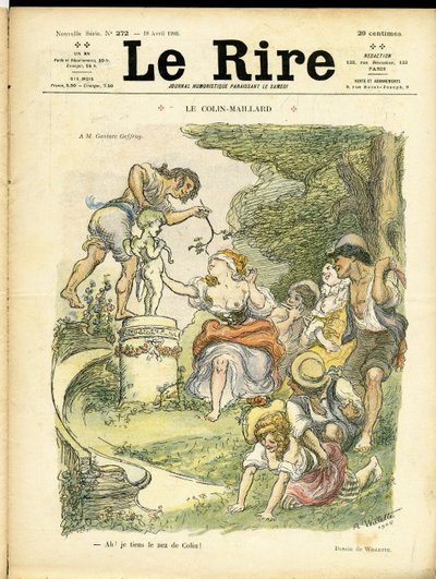 Le Rire Kapağı için Adolphe dit Willette (1857-1926) çizimi by Adolphe Leon Willette