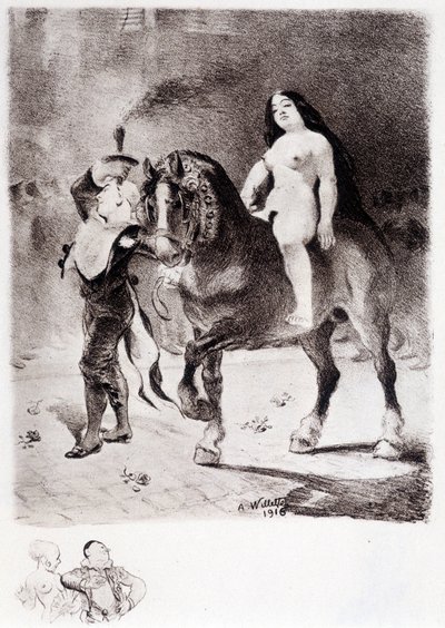 Gurur - Çizim Willette by Adolphe Leon Willette