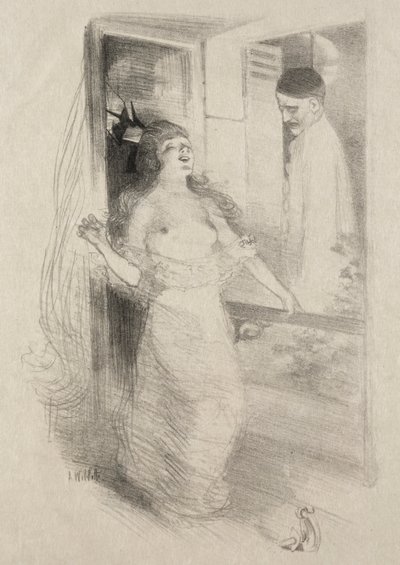 pierrot by Adolphe Léon Willett
