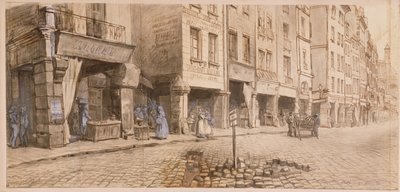 A Sokak (kağıt üzerine kalem&mürekkep ve wc) by Adolphe Martial Potemont