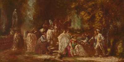 Avdan Dönüş by Adolphe Monticelli