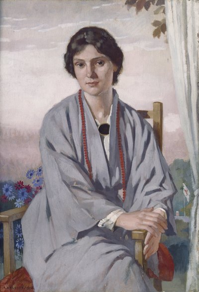 May Aimee Smith'in Portresi by Adolphe Valette