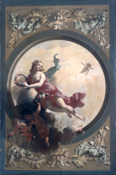 Çiçek Saçan Putti ile Flora, 1696 by Adriaan van der Werff