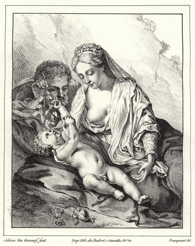 Die aankondiging, c.1430-50 (tempera op paneel) by Adriaan van der Werff