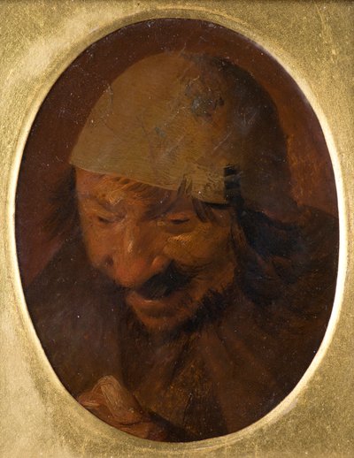 köylü portresi by Adriaen (attr.to) Brouwer