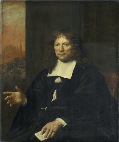 Daniel Niellius. Remonstrant Kilisesi Yaşlısı ve Alkmaar Numune Alma Yetkilisi by Adriaen Backer