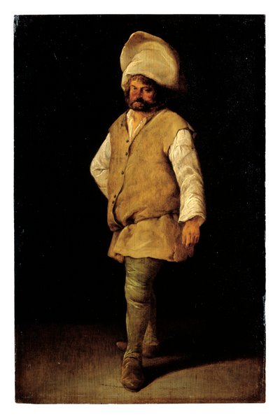 A Porter (panel üzerinde yağlı boya) by Adriaen Brouwer