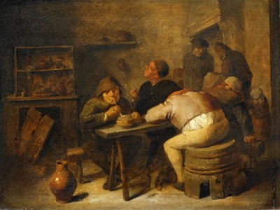 Tabagie - Bir kamu evinin içi ... by Adriaen Brouwer