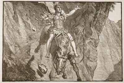 Curtius'un kurban edilmesi by Adriaen Brouwer