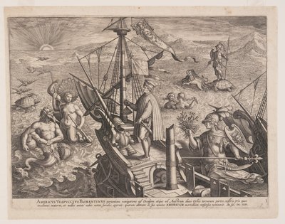Amerigo Vespucci Gemisinde, Americae Retectio
