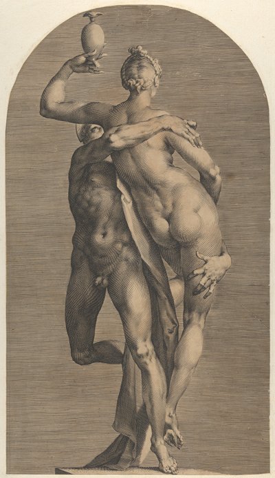 Cıva Kaçıran Ruh, ca. 1622. by Adriaen Collaert