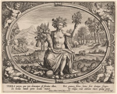 Terra (Dünya) by Adriaen Collaert
