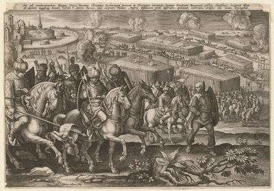 Türk ordusunun Viyana Kuşatması, 1529 by Adriaen Collaert