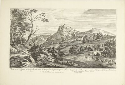 Gezicht op Saint Laurent de la Roche Franche Comté