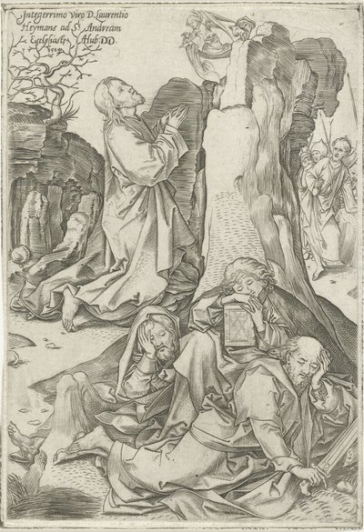 Getsemani Bahçesinde İsa by Adriaen Huybrechts (I)