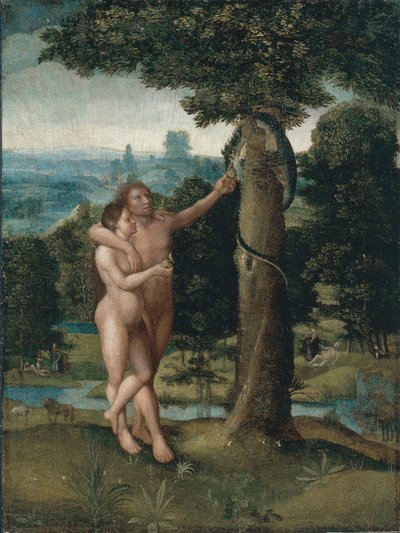 Adem ve Havva by Adriaen Isenbrandt