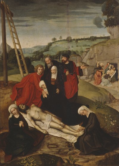 Mesih Üzerine Ağıt by Adriaen Isenbrandt or Isenbrant