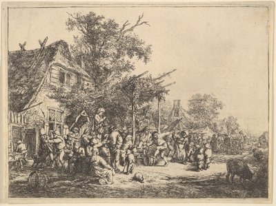 Kafes Altında Dans, 1610-85. by Adriaen Jansz. van Ostade