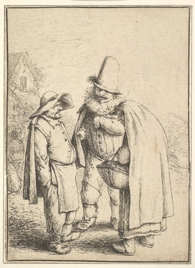 Grotesk Figürler, 1610-85. by Adriaen Jansz. van Ostade