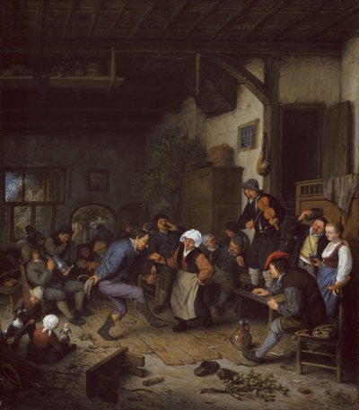 Bir handa neşeliler, 1674 by Adriaen Jansz. van Ostade