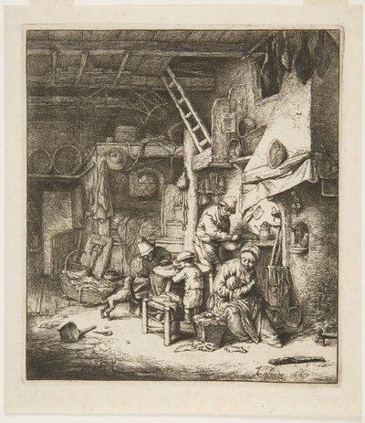 Köylü Ailesi by Adriaen Jansz. van Ostade