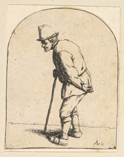 Çubuklu Köylü, 1610-85. by Adriaen Jansz. van Ostade