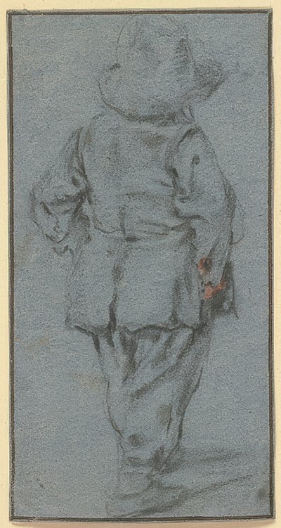 Arkadan duran çocuk by Adriaen Jansz. van Ostade