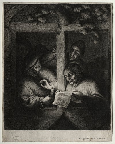 Carol Şarkıcılar. by Adriaen Jansz. van Ostade