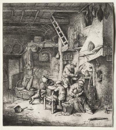 Aile, 1647. by Adriaen Jansz. van Ostade