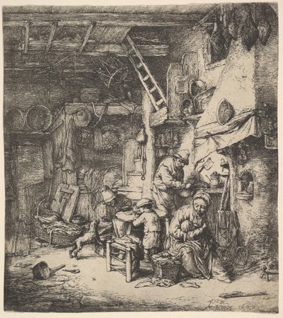 Aile, 1647. by Adriaen Jansz. van Ostade